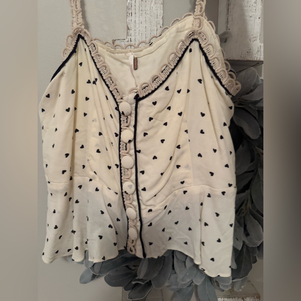 Free People White Sleeveless Camisole Bustier